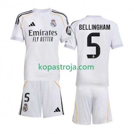 Billiga Fotbollströjor Real Madrid Jude Bellingham 5 Barn Hemma tröja 2025/26 Kortärmad